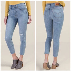Levi's Wedgie‎ Skinny Distressed Button Fly Jeans Size 29